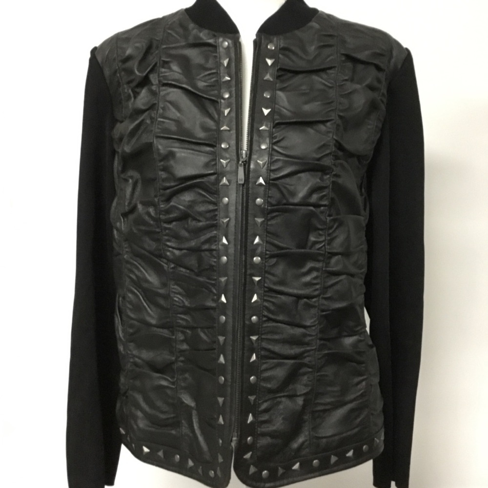 ✅SOLD✅ Nyguard Women’s leather jacket black XL